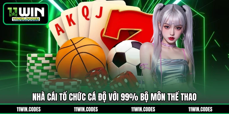 Nhà cái tổ chức cá độ với 99% bộ môn thể thao